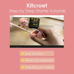Christmas Piggy Crochet Kit with Videos & Supplies - Beginner Friendly