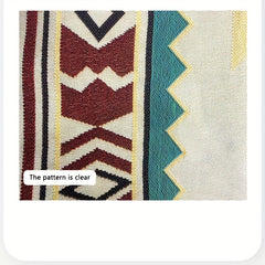 Retro Leisure Seat Cushion 70X51 Inch Polyester Cotton Material