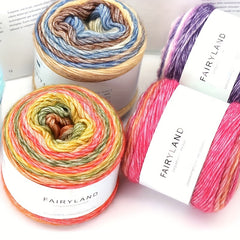 Gradient Rainbow Yarn DIY Crochet Knitting 100g