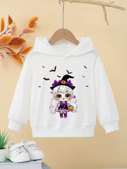 Teacher & Ghost Halloween Hoodie for Girls