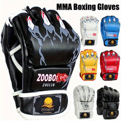 Adjustable Half Finger Boxing Gloves for MMA Training
