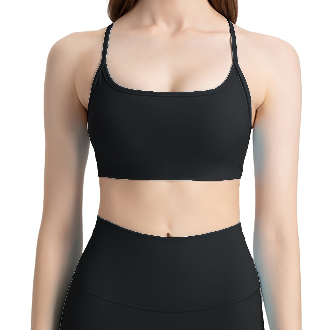 Criss Cross Sports Tank Top Beauty Back Sports Bra