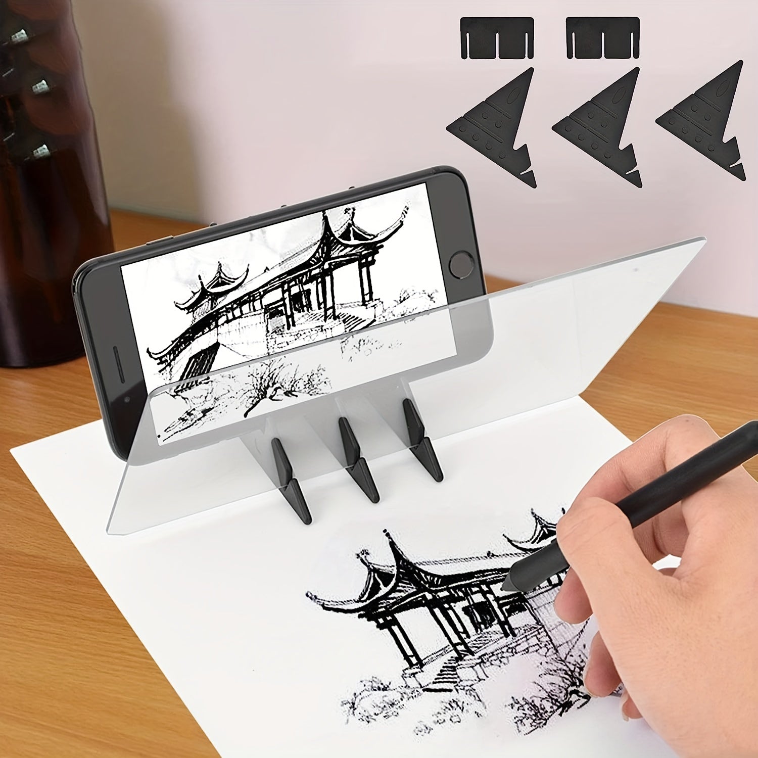 Optical Drawing Board Portable Tracing Image Drawing Board for Students