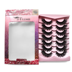 4 Pair Exaggerated Thick Curling False Eyelashes 17mm