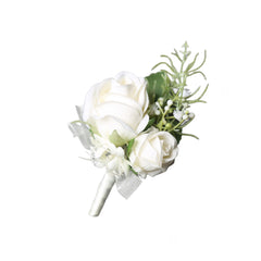 Wrist Corsage & Boutonniere Set for Bridal Wedding