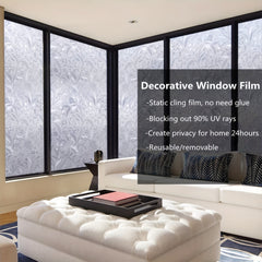 Tulip Glass Window Sticker Privacy Film Frosted Vinyl Covering