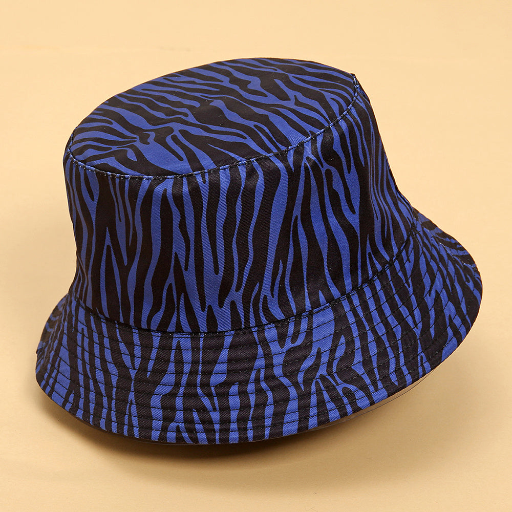 Striped Bucket Hat Unisex Lightweight Outdoor Hot Summer Beach Vacation Headwear