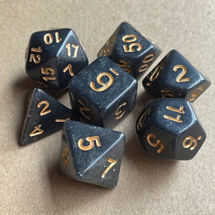 7pcs Faceted Dice Board Game TRPG Running Group Game Accessories