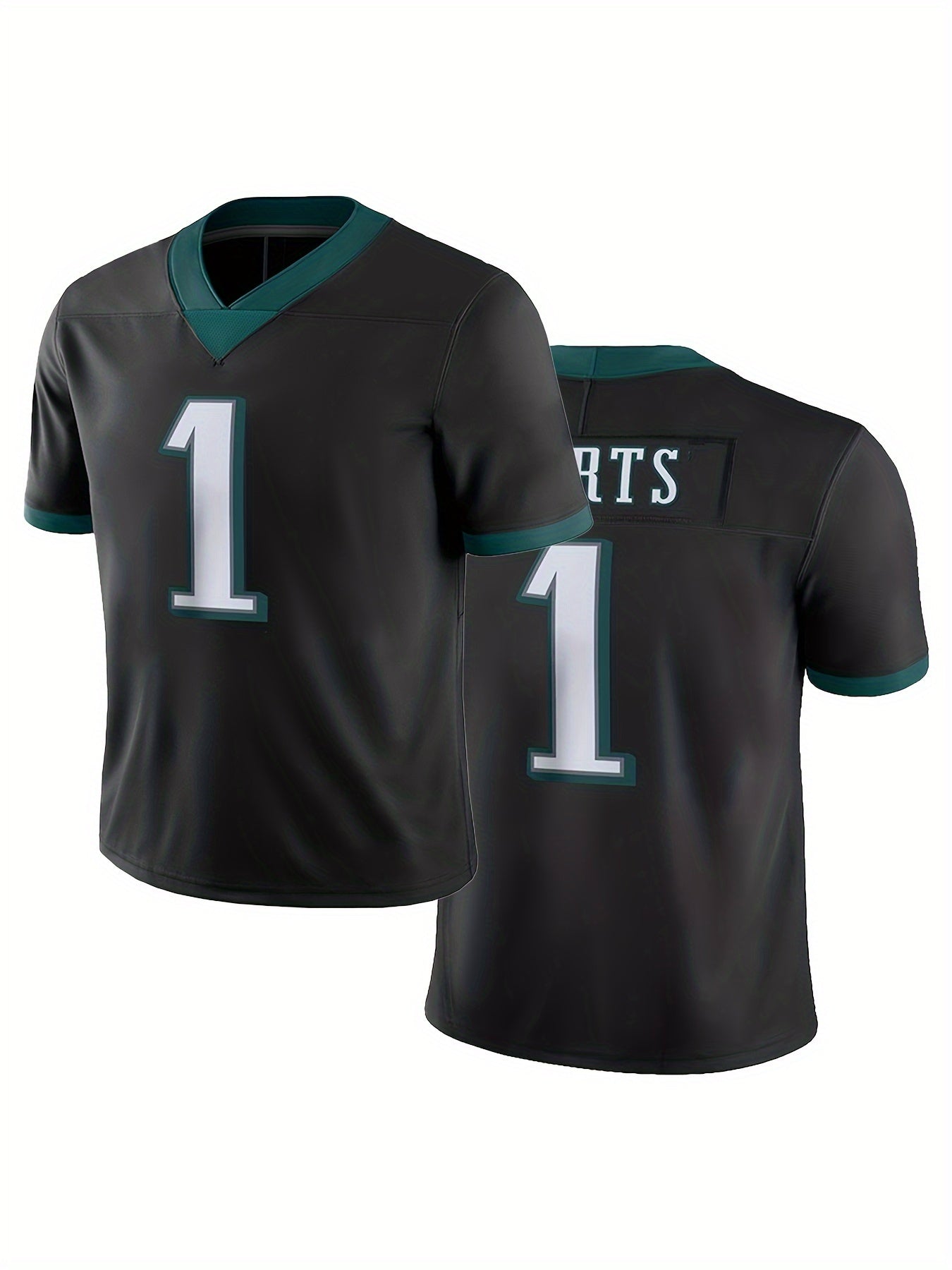 Boys Breathable Rugby Jersey Short Sleeves American Football Shirt
