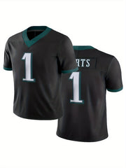 Boys Breathable Rugby Jersey Short Sleeves American Football Shirt