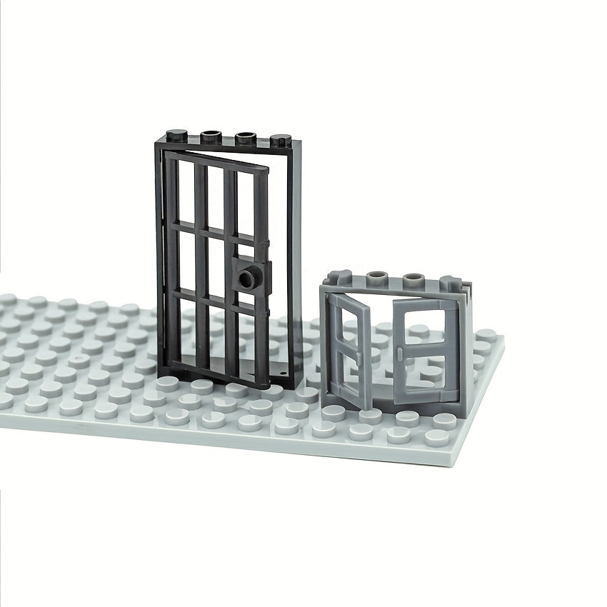 Building Blocks Window and Door Set for Castle Gate City House