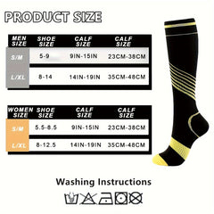 Men's Compression Sport Socks Sweat-absorbing Nylon Blend Breathable Socks
