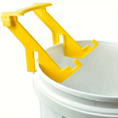 Yellow Plastic Bee Honey Bucket Rack Frame Grip Holder Beekeeping Tool
