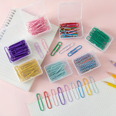 Cartoon Paper Clip Organizer 20/50pcs School Office Supplies Stationery Bookmark