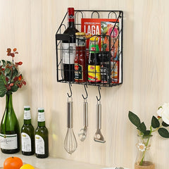 Vertical Metal Wall File Storage Rack