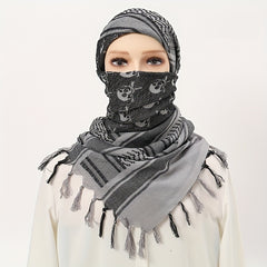 Desert Skull Pattern Tactical Scarf for Women