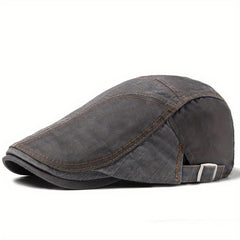 Newsboy Cap Summer Beret Vintage Visor Flat Caps Patchwork Fabric