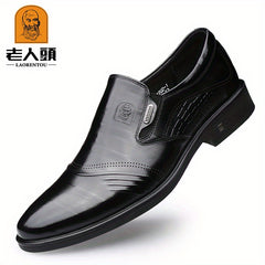 Men's Pointed Toe Oxford Shoes Non Slip Formal Shoes For Wedding