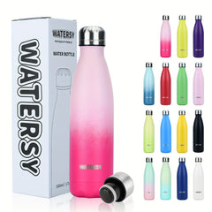 500ml 17oz Stainless Steel Sport Water Bottle Vacuum Insulated Leakproof Cup