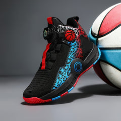 Boys' High Top Basketball Shoes Shock Absorbing for Training