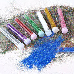 12 Colors Glitter Sequins Christmas Holiday Decoration Set