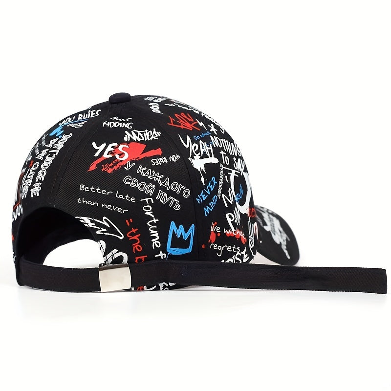 Random Pattern Graffiti Hipster Baseball Cap