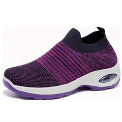 Women's Breathable Mesh Slip On Walking Shoes