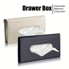 2pcs Car Visor Tissue Holder Solid Auto Tissue Case Car Interior Accessories