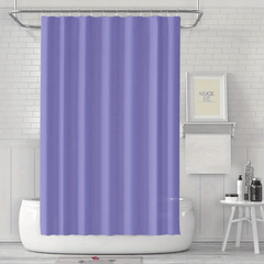 Solid Peva Shower Curtain Waterproof Thickened Bath Hotel Shower Curtain