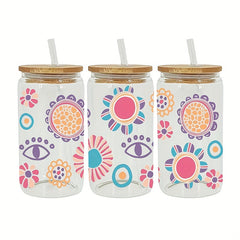 6pcs Cartoon Animal Stickers Waterproof Cup Decorative Stickers For 16oz Cup