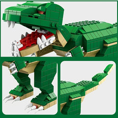 1000pcs Dinosaur Building Blocks 6 IN 1