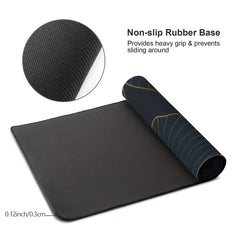 Large Gaming Mouse Pad With Rubber Base 35.4in X 15.7in