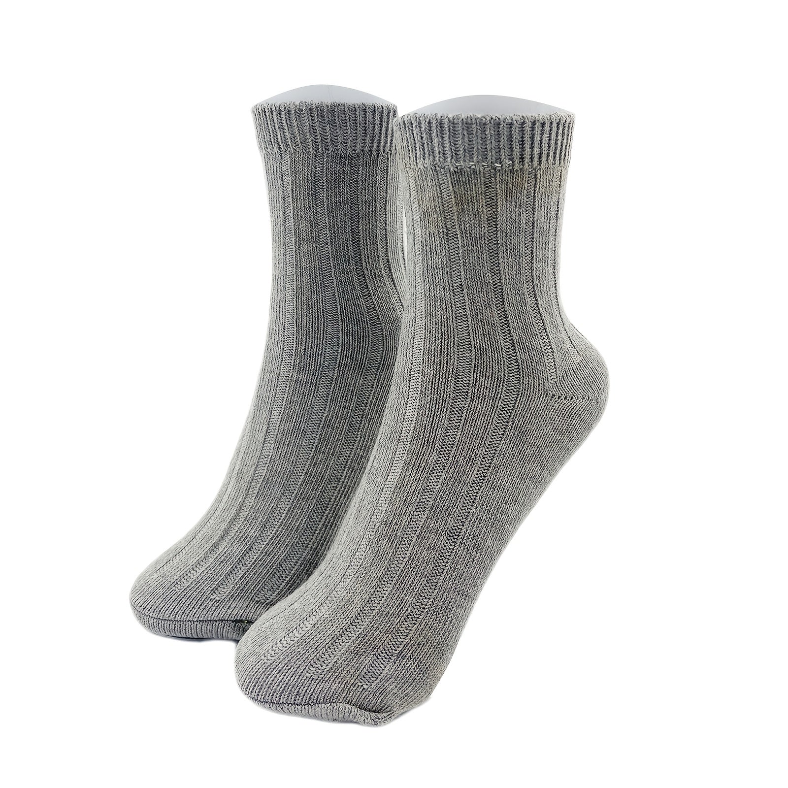 Women's Knit Crew Socks Comfortable & Breathable Stockings