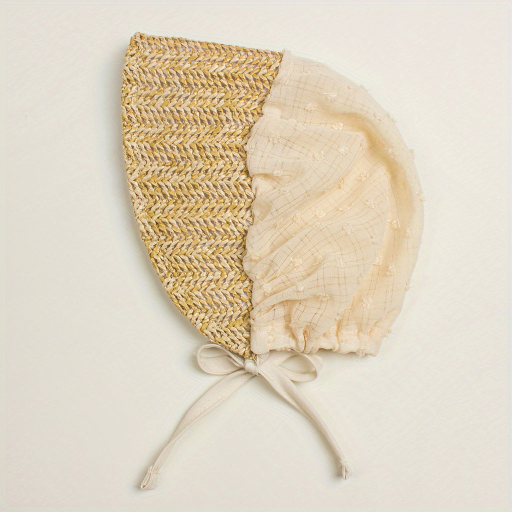 Summer Breathable Baby Court Hat for 0-3 Years Old