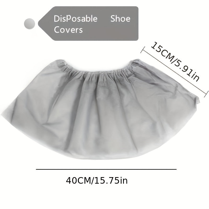 Disposable Non-woven Shoe Covers Anti-slip Waterproof 40pcs