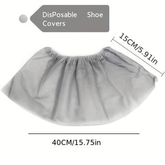 Disposable Non-woven Shoe Covers Anti-slip Waterproof 40pcs