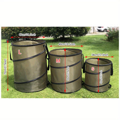 Large Outdoor Garbage Cans Garden Portable Garbage Cans Leaves Bin Bag