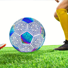 1pc No 5 Reflective Luminous Football for Training and Competition