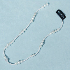 Faux Pearl Beaded Hair Clip Ponytail Jewelry Decoration