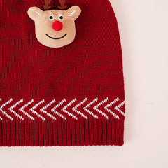 Christmas Deer Woolen Hat Unisex Year Presents Christmas Gift For Her