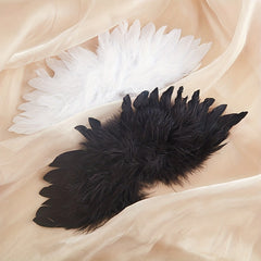 DIY Mini Feather Angel Wing for BJD Doll Clothes 1/6 1/4 1/3 Newborn Props