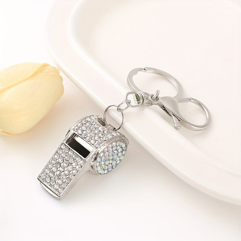 Metal Referee Whistle Luggage Pendant Outdoor Survival Emergency Whistle