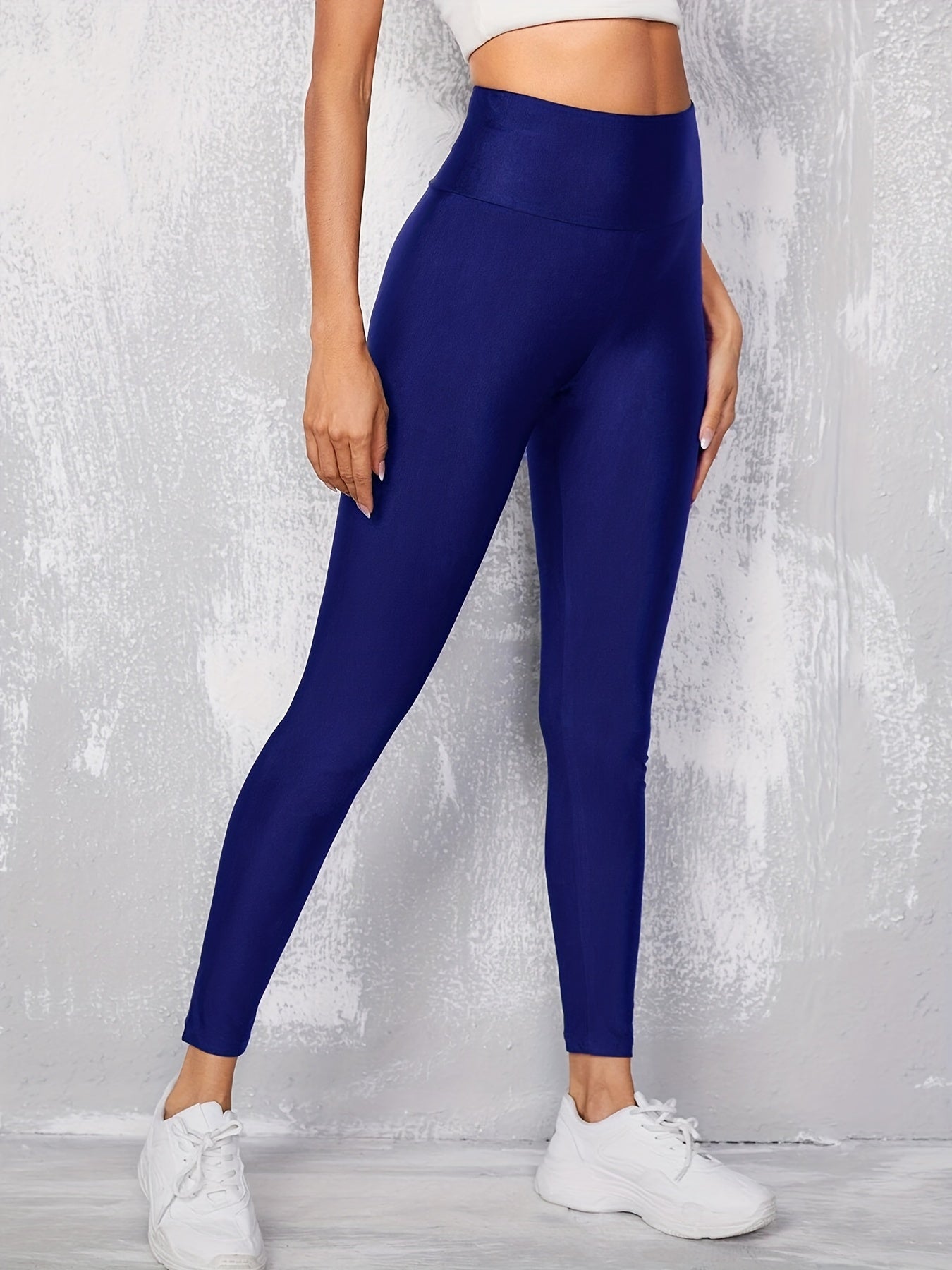 Stretchy High Waist Skinny Leggings Casual Fit