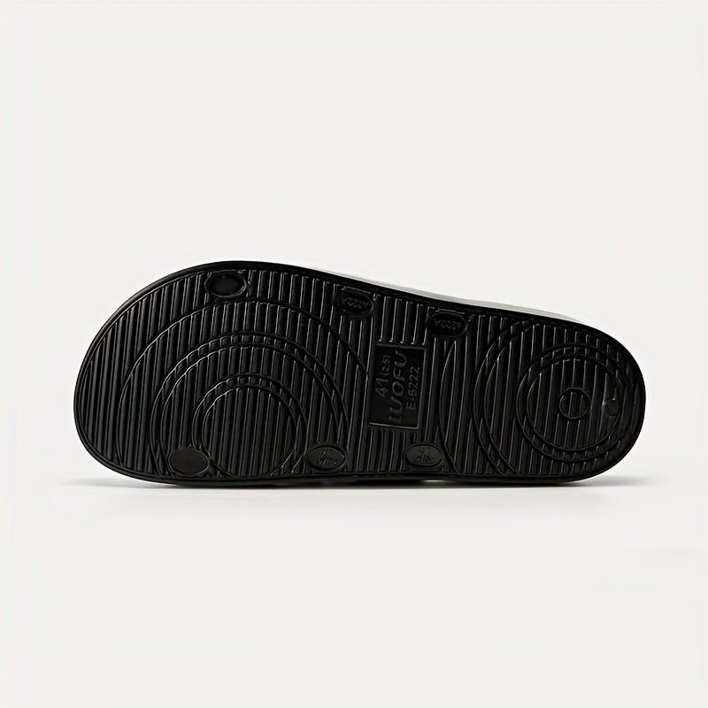 Men's Open Toe Platform Strap Sandals Anti skid Slip On Sandals