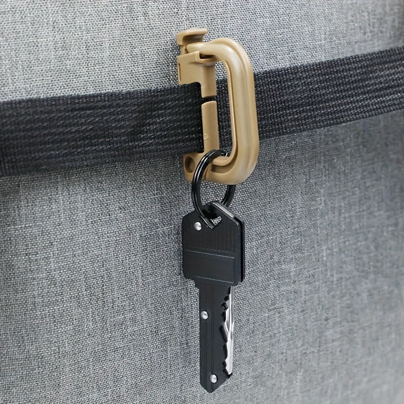 Plastic D Keychain Lock Buckle Backpack Hanging Buckle