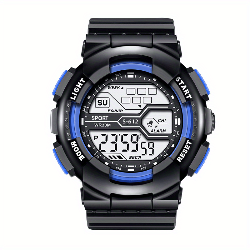 Waterproof Digital Watch for Boys with Luminous Display