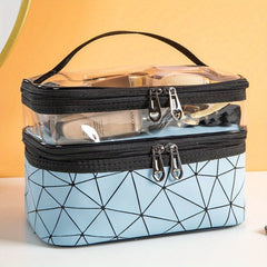Waterproof Cosmetic Bag Large Capacity Makeup Pouch Toiletry Storage Travel Bag