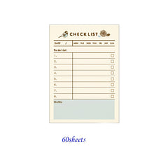60 Sheet Portable Planner Stay Organized and On Track Daily Schedule