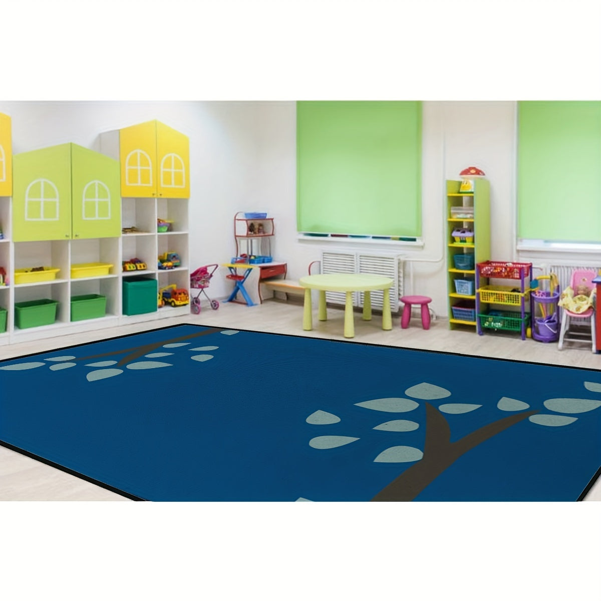 Kids Classroom Rug Anti-slip TPR Children's Area Mat