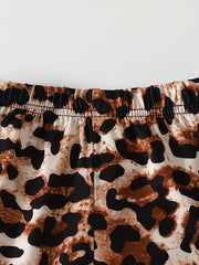 Set of 3 Girls' High Waisted Leopard Leggings Yoga Pants